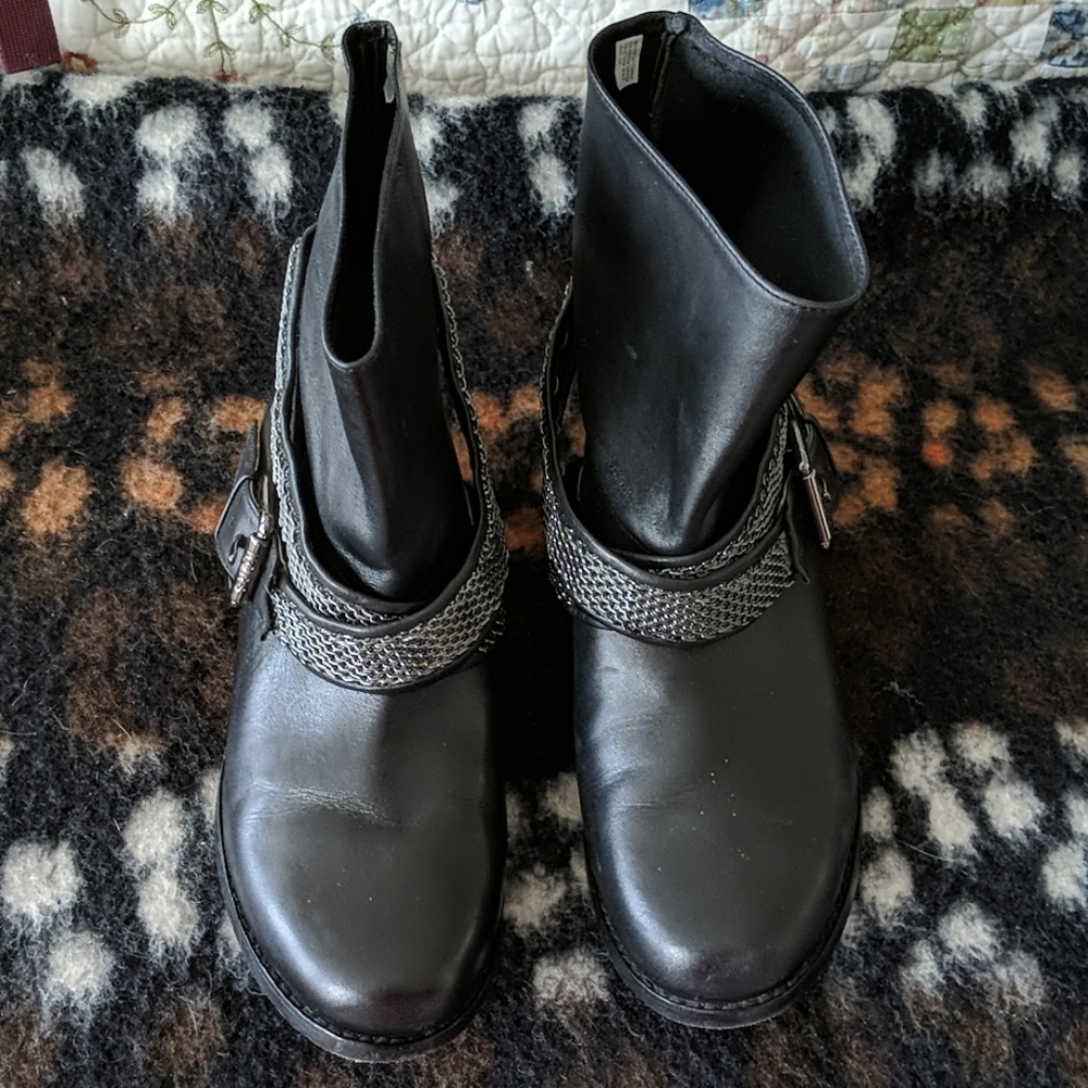 Michael Kors Leather Ankle Booties